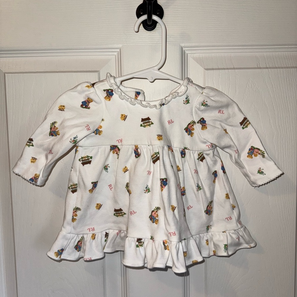 VINTAGE Ralph Lauren Baby Girl‎ Easter Spring Dress 3M